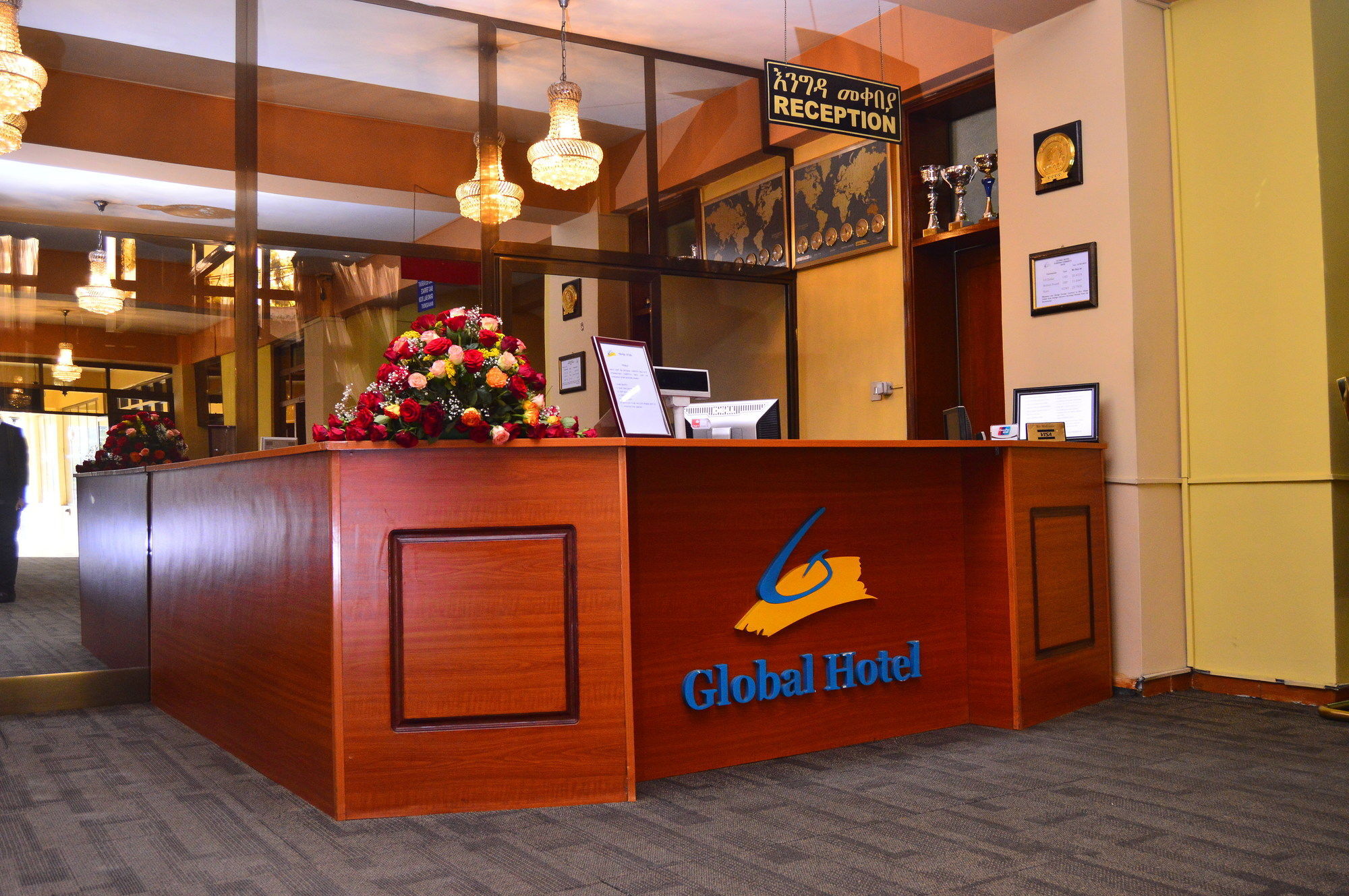 Global Hotel Аддис-Абеба Экстерьер фото